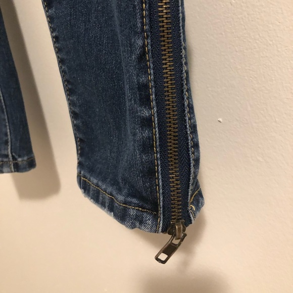 Garage GRG denim stretch ‘jegging’ blue jeans - Picture 5 of 11